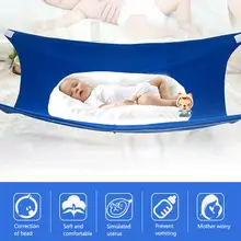 Летний детский гамак, дышащая Регулируемая складная кроватка для новорожденных детей, для дома и сада, эластичная подвесная кровать