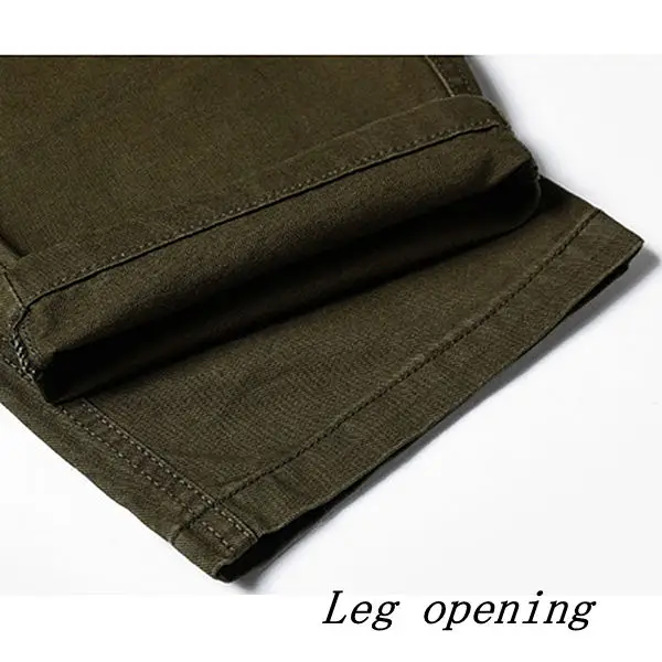 Big Size 30-48 Multi Pocket Cargo Pants Fashion Mens Outdoor Army Casual Cotton Trousers  