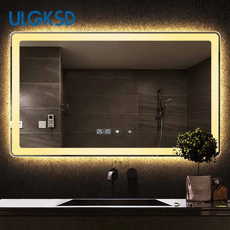 Smart Bathroom Mirror Bathroom Mirror Anti Fog Explosion Proof LED
