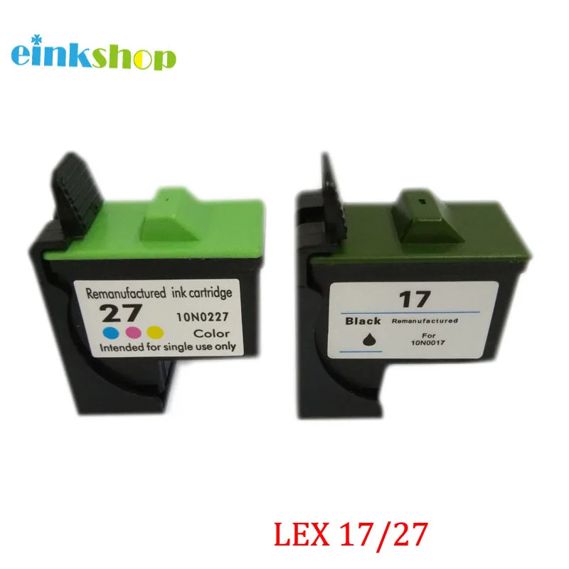 Einkshop для Lexmark 17 27 чернильный картридж I3 Z13 Z23 Z25 Z33 Z35 Z515 Z600 Z603 Z605 Z615 X1100 X1200 X74 X75 X83|lexmark