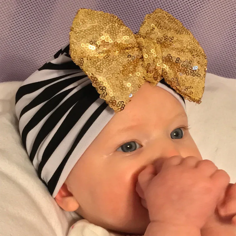 Fashion Newborn Infant Baby Boy Girl Hat Unisex Kids Solid Bow Beanies Autumn Winter Keep Warm Children Cotton Cap