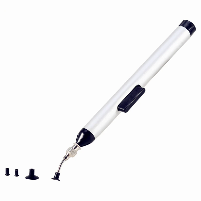 

Mini Vacuum Sucking Pen IC SMD Sucker Pick Up Hand 3 Suction Headers Tools Vacuum Suction Pen