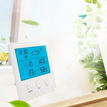 

Precise Thermometer Hygrometer Digital Clock Temperature Recorder Hygrometer Thermometer Hygrometer Indoor Thermometer
