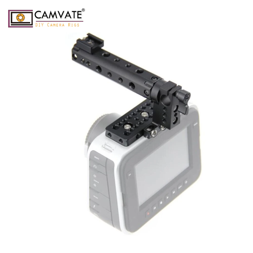 CAMVATE верхняя пластина рукоятки с 1/4 &quot 20 резьбой и креплением для вспышки