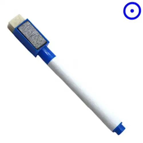 1pc BLUE 1 шт. ручка для доски на магните, рисования и записи магнит стираемые сухие маркеры для белой доски для офиса школьные принадлежности - Цвет: 1pc BLUE