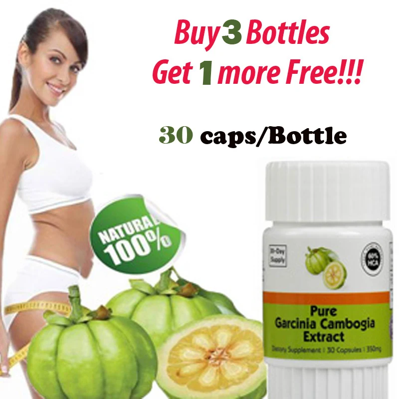 Buy 3 get 1 free! (30 DAYS SUPPLY) Pure garcinia cambogia slimming products loss weight diet product for women