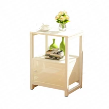 Простой современный деревянный чайный столик в сборке для гостиной, дивана, спальни, прикроватный столик, угловой шкаф для гостиной