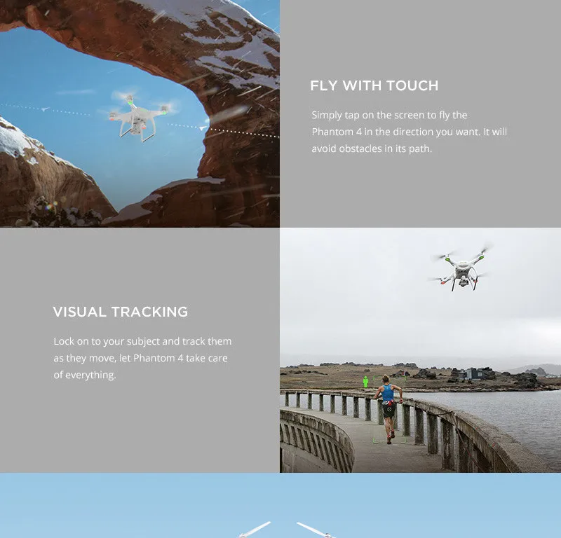 DJI Phantom 4 Quadcopter With 4K Camera And 3 Axis Gimbal For Drones Photographer PK DJII Phantom 3 Professional Mavic Pro