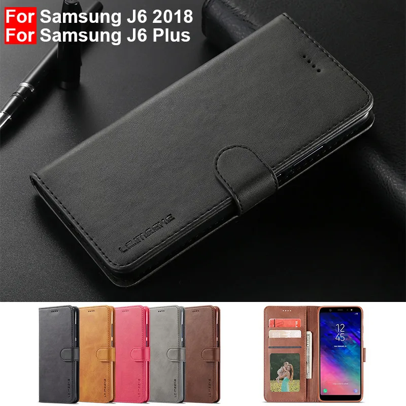 J6 Plus Case For Samsung Galaxy J6 2018 Case Leather Vintage Phone Coque Samsung J6 Plus Case Flip Wallet Case On J6 Prime Cover J6 Plus Case For Samsung Galaxy J6 2018 Case Leather Vintage Phone Coque Samsung J6 Plus Case Flip Wallet Case On J6 Prime Cover