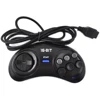 Controlador de juego para SEGA Genesis, controlador de mango de 16 bits, 6 botones, accesorios para SEGA MD, 2 uds. ► Foto 1/6