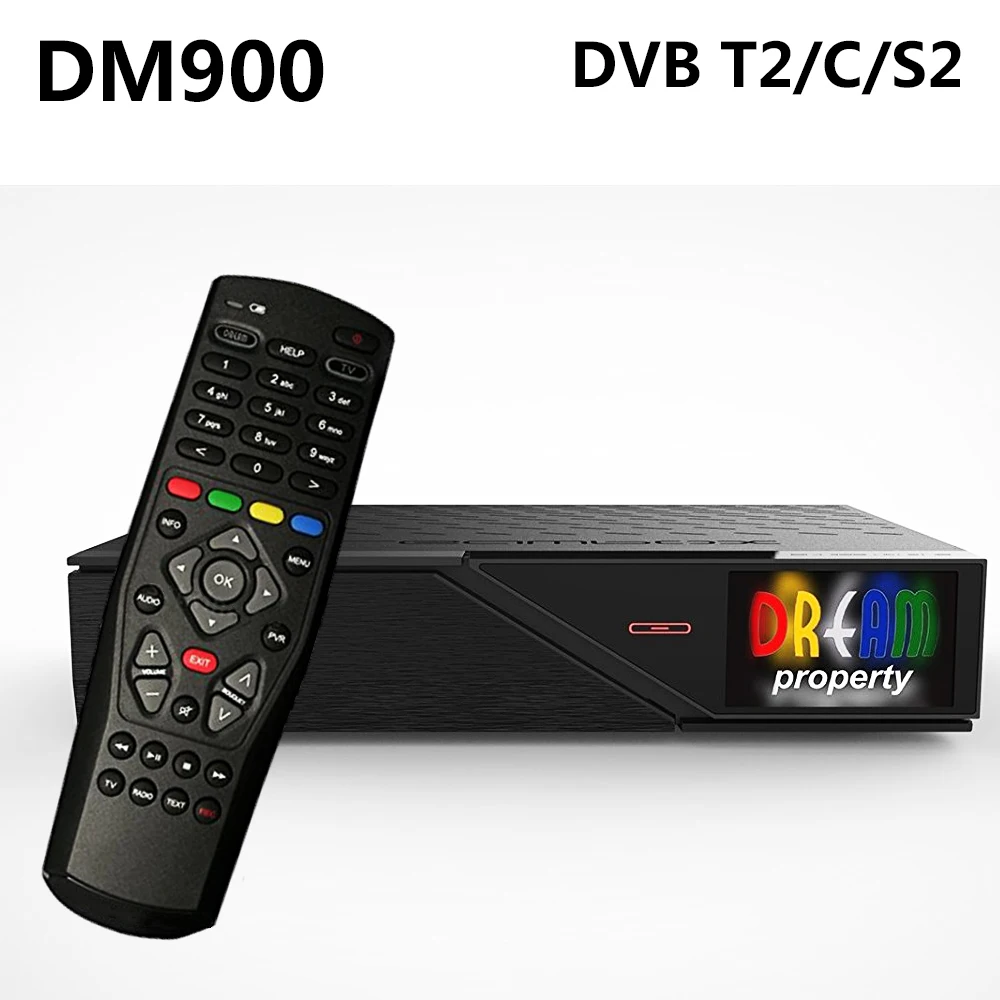 

DM900 Satellite TV Receiver with Gigabit Ethernet twin DVB-S2 Tuner DM 900 UHD 4K E2 Linux TV Receiver 2160p PVR TV Box DM900 HD