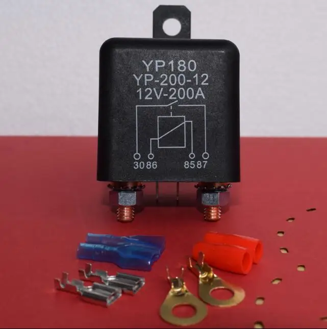 Автомобильное автомобильное реле высокого тока DC24V или 12V 200A 100A непрерывного типа