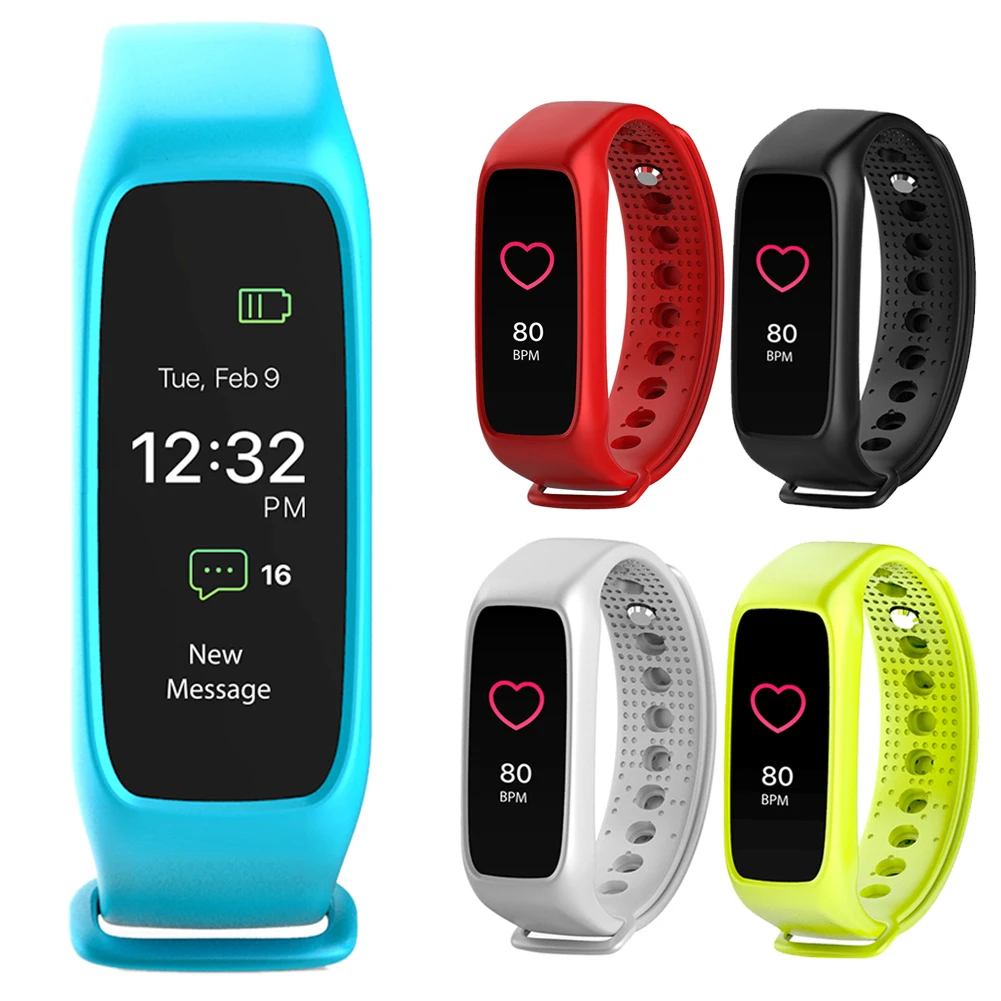 Waterproof IP67 L30t Bluetooth Smart Band Bracelet Cardio Dynamic Heart Rate Full Color TFT LCD Screen