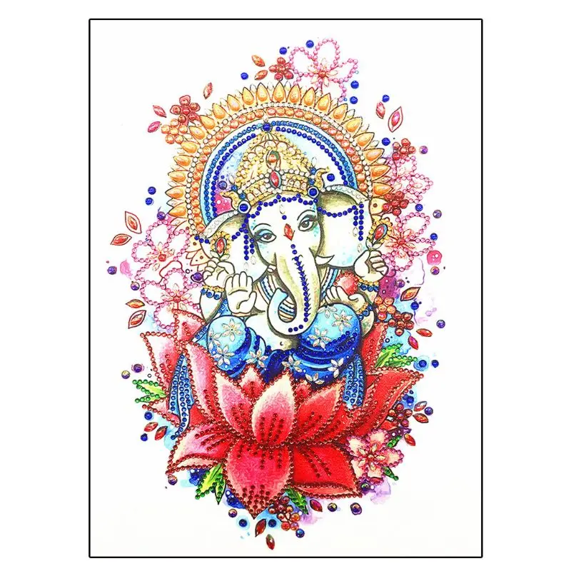 

Elephant Buddha 5D Special Shaped Diamond Painting Embroidery Needlework Rhinestone Crystal Cross Crafts Stitch Kit DIY