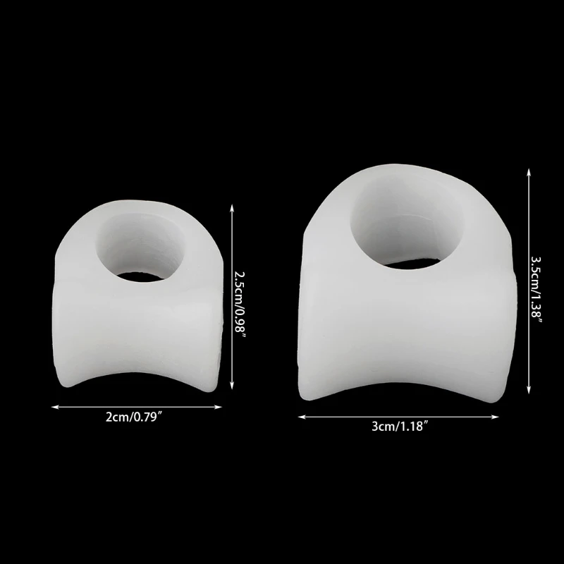 Silicone Bunion Adjuster Hallux Valgus Corrector Orthopedic Toe Separator Pedicure Feet Care Toe Straightener Bone Thumb