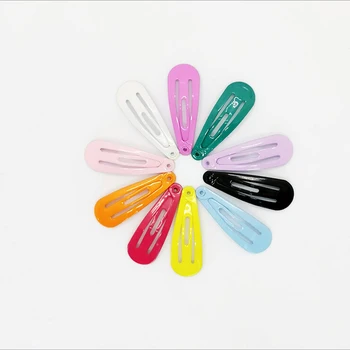 

50 Pcs/Lot Candy Color Kids Baby Hair Clips Black Curcly Hair Accessories Princess Hairpin Mini Hairclips