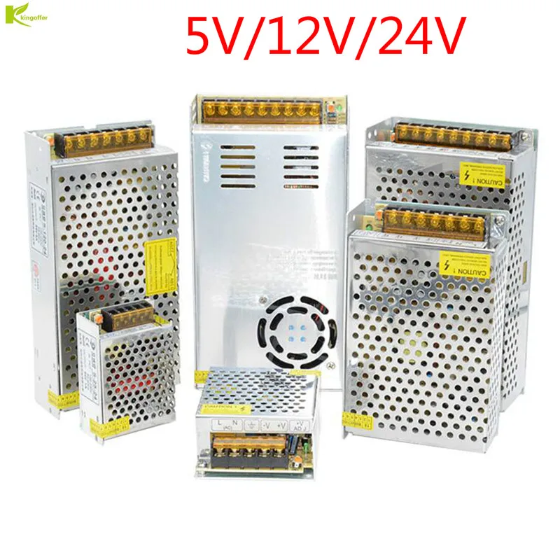 

AC110V-220V to DC 5V 12V 24V 2A 3A 5A 10A 20A 30A 40A 50A CCTV/switch power Supply driver lighting transformer for LED strip