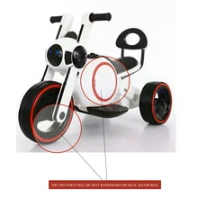 Детский Электрический мотоцикл трехколесный велосипед собака RechargeableToy Детский Электрический мотоцикл ноги ездить на автомобиле