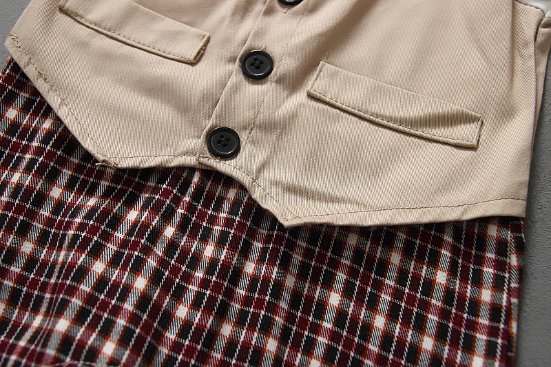 Ropa de bebé niño recién nacido meses esmoquin pelele corto atractivo Caballero rupas de Bebe ropa chaleco Boties infantil Ropa de bebé niño recién nacido meses esmoquin pelele corto atractivo Caballero rupas de Bebe ropa chaleco Boties infantil