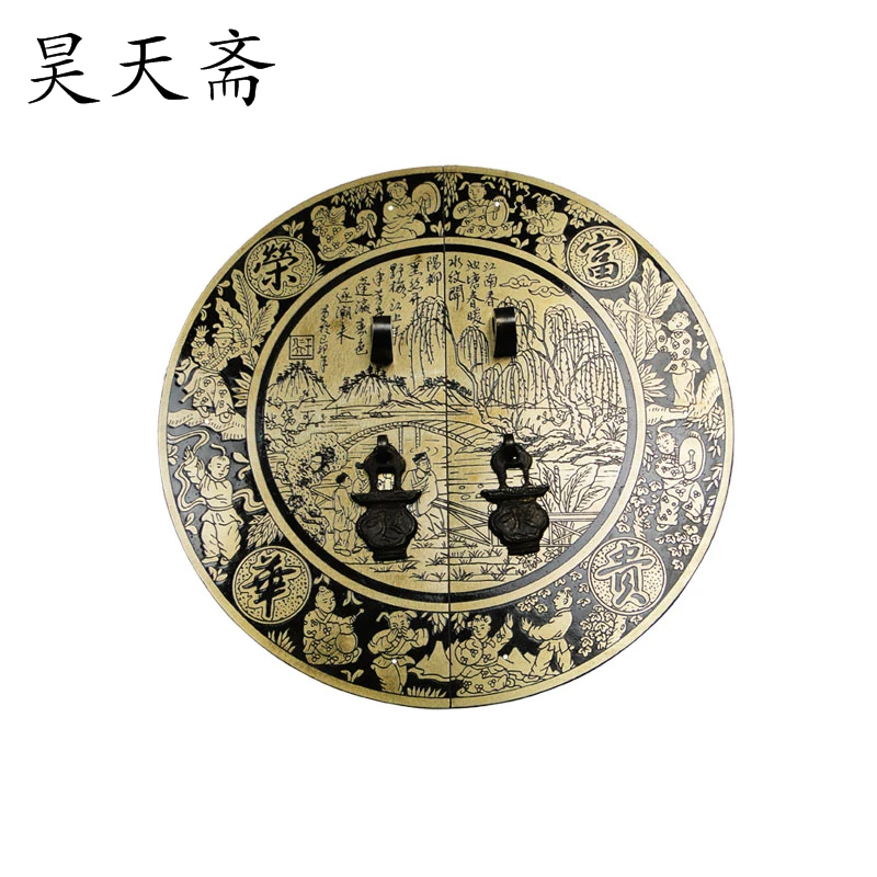 [Haotian Vegetariano] Porta Maniglia In Rame Marca Htb-151, Paragrafo Splendor Diametro 24Cm