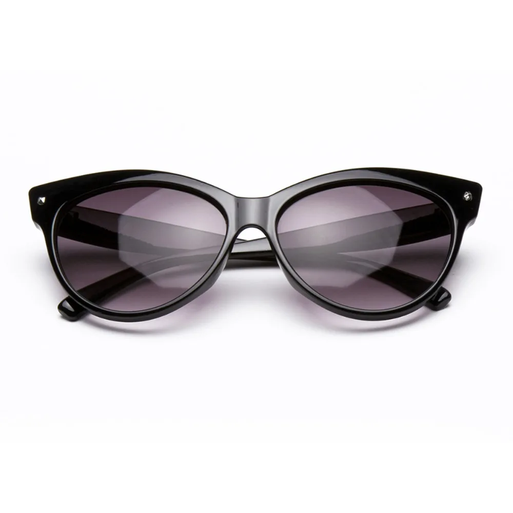 

Women Fashion Cat Eye Style Sunglasses Lightweight Rivet Sun Glasses Eyewear with UV400 Protection
