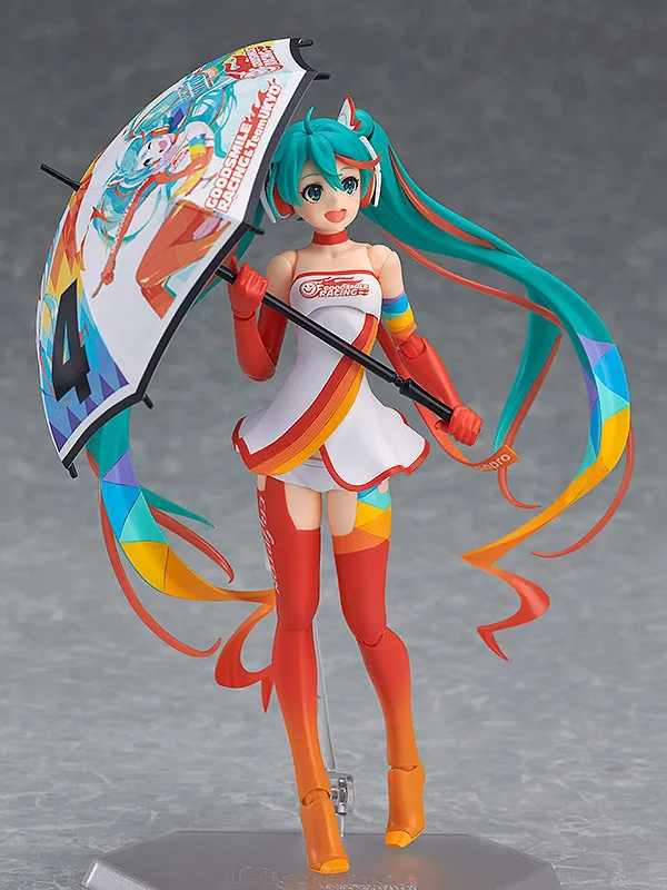 

Anime Approx 13.5 cm Hatsune Mik figma #SP-78 PVC Action Figure Racing Girl 2016 moveable Model Toys Kids Gift