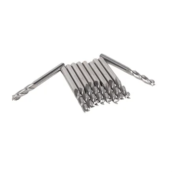

10x Tungsten Steel Three Flute Spiral Cutter 3.175x15mm CNC Router Bits