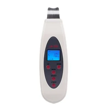 Ultrasonic Skin Scrubber Cleanser Face Cleansing Acne Removal Facial Massager Ultrasound Peeling Clean Tone Lift