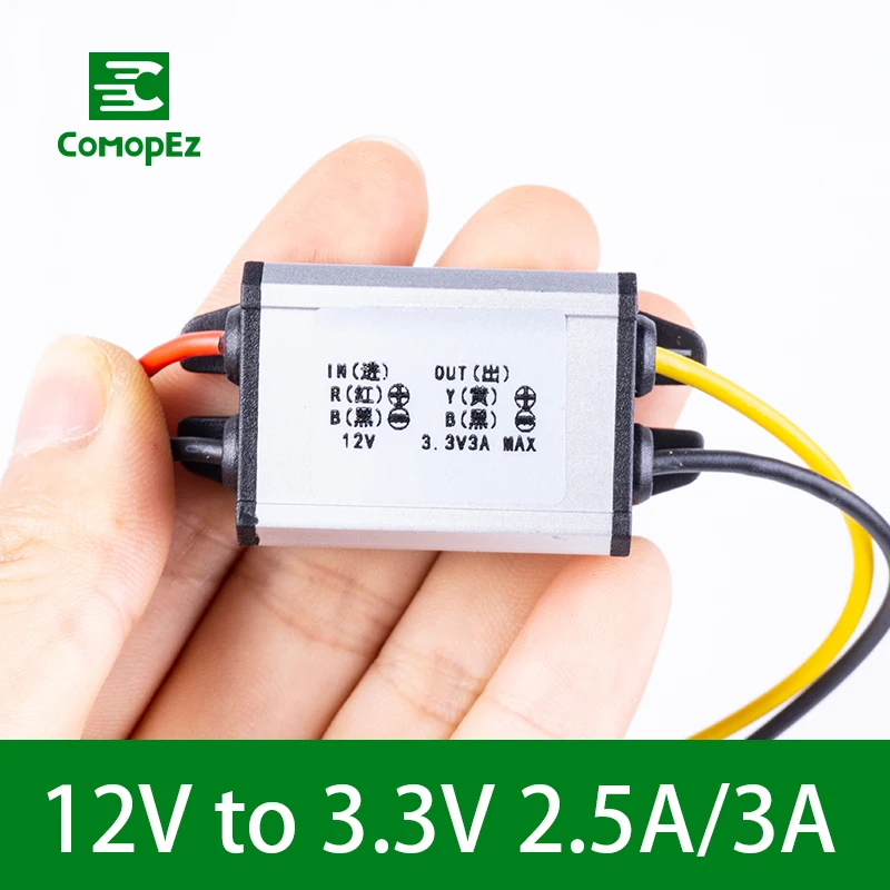 

12V to 3.3V 2.5A 3A DC DC Converter Step Down Buck Regulator Voltage Reducer Transformer for Cars Led Digital Control Equipment