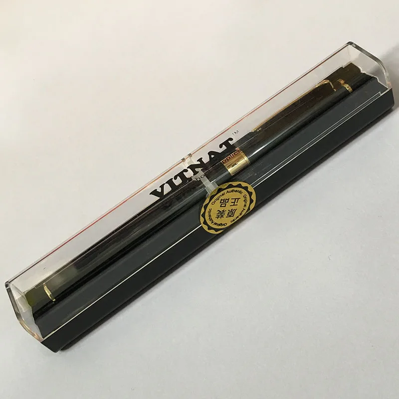 VITNAT брендовая черная ручка металл шариковая ручка Горячая для записи хорошая коробка подарок - Цвет: Pen