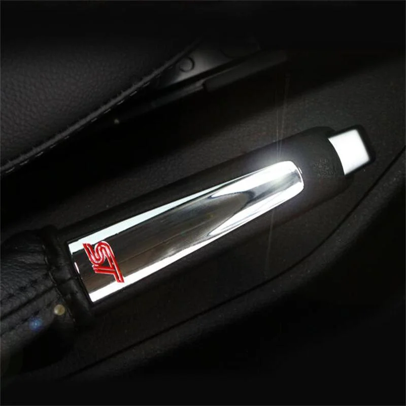 

ABS Handbrake Sequin For Focus 2 Interior Decoration Chrome Handbrake Trim For Ford Focus 2008 To 2015 For Focus 3 Accessories