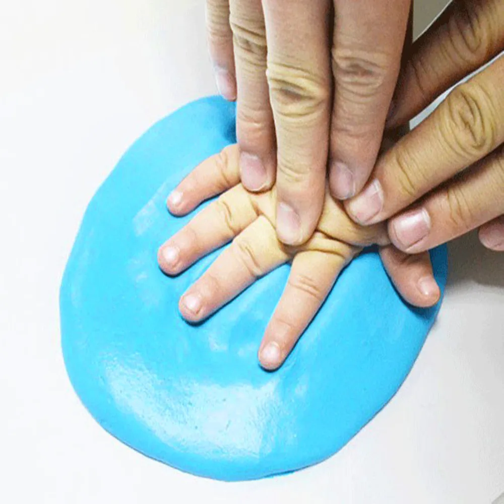 

Baby Air Drying Soft Clay Handprint Footprint Imprint Casting Fingerprint 20g 0.466
