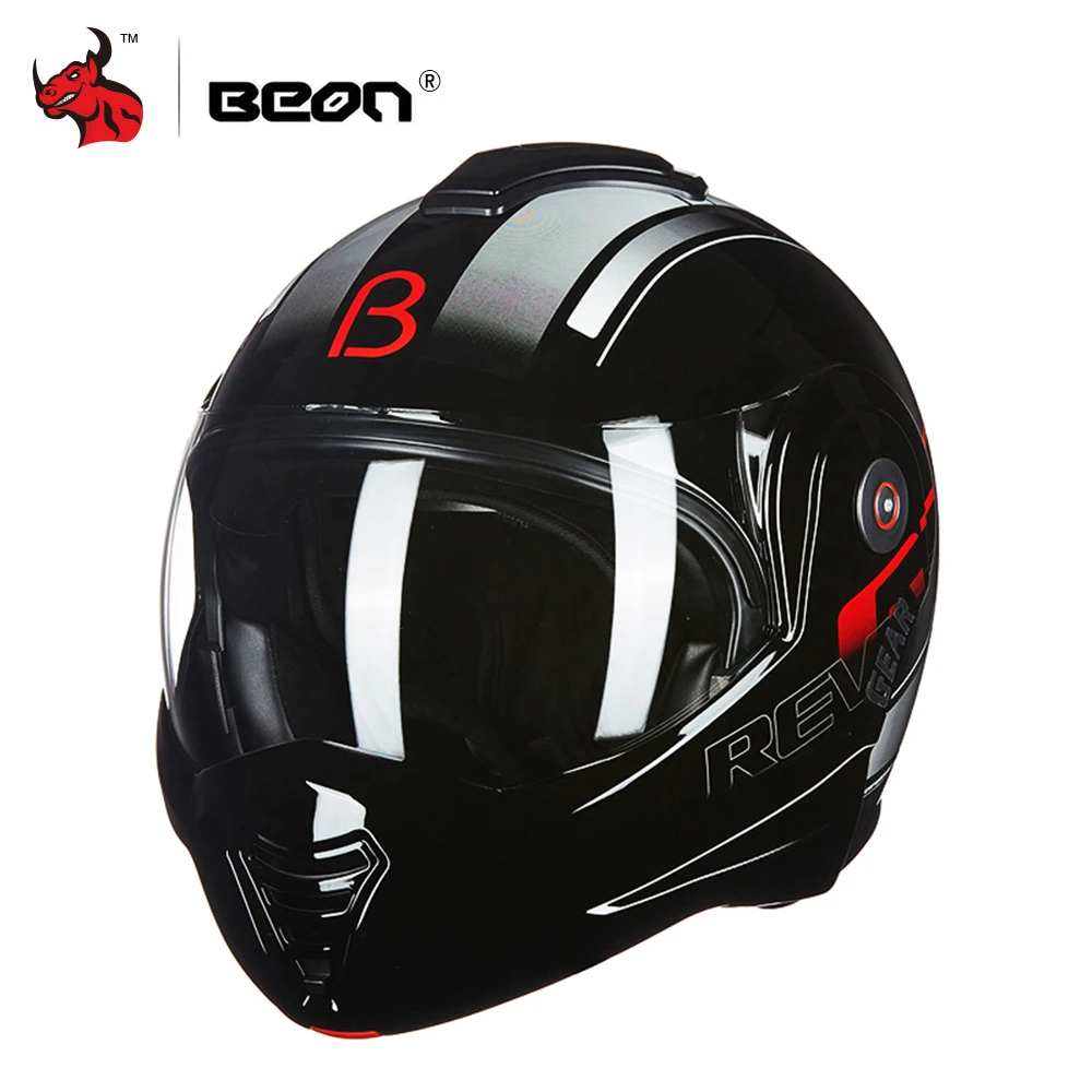 

BEON Motorcycle Helmet Touring Motorbike Helmet Racing Street Moto Casco Men Women Chopper Scooter Cruiser Full Face Helmet