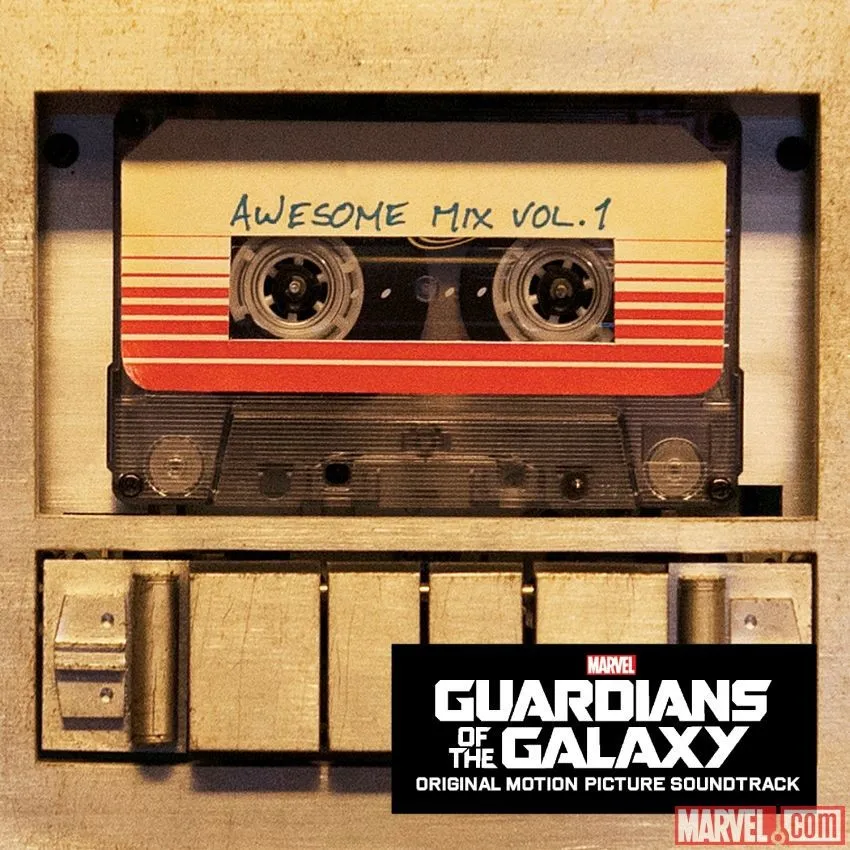 "Guardians of the Galaxy" moviesTape recorder Retro Do old style Home