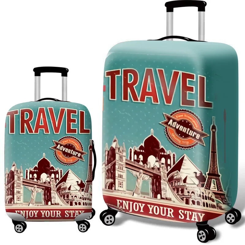 Thicker Travel Suitcase Protective Cover Luggage Case Travel Accessories Elastic Luggage Dust Cover Apply to 18''-32'' Suitcase