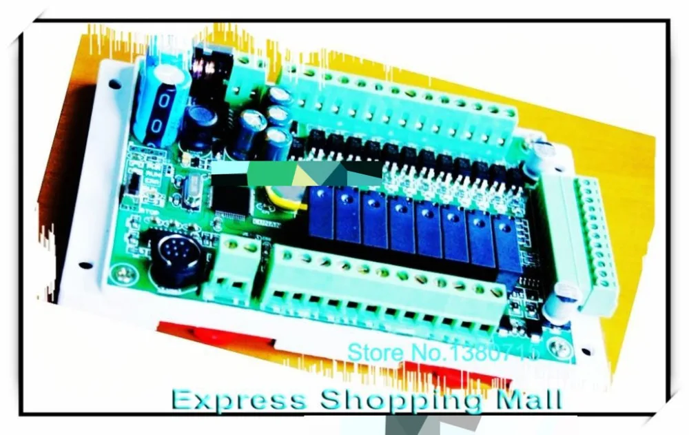 NEW FX1S-20MR-4AD2DA Module board Clock Modbus 24VDC analog input output Relay output for PLC