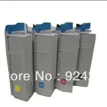 Высокое качество совместимый цветной тонер-картридж используется для OKI C5800/5900, BK/C/M/Y 4 шт./лот
