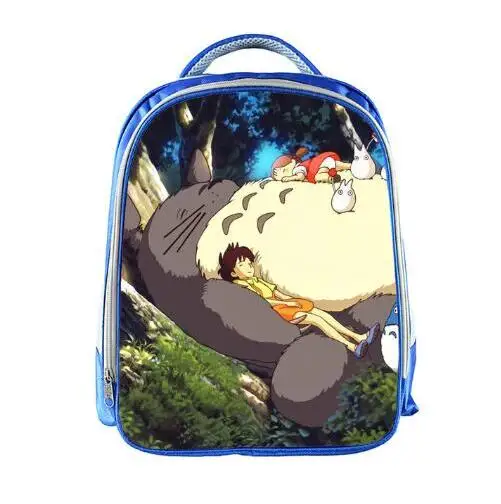 13 дюймов Тоторо рюкзаки для девочек и мальчиков мультфильм школьные сумки школьный рюкзак книжный мешок детский Рождественский подарок Индивидуальные имя бесплатно