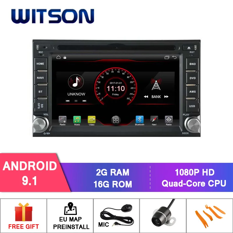 

WITSON Android 9.1 Car Dvd GPS For NISSAN QASHQAI/Tiida/PALADIN Universal Multimedia GPS car navigation