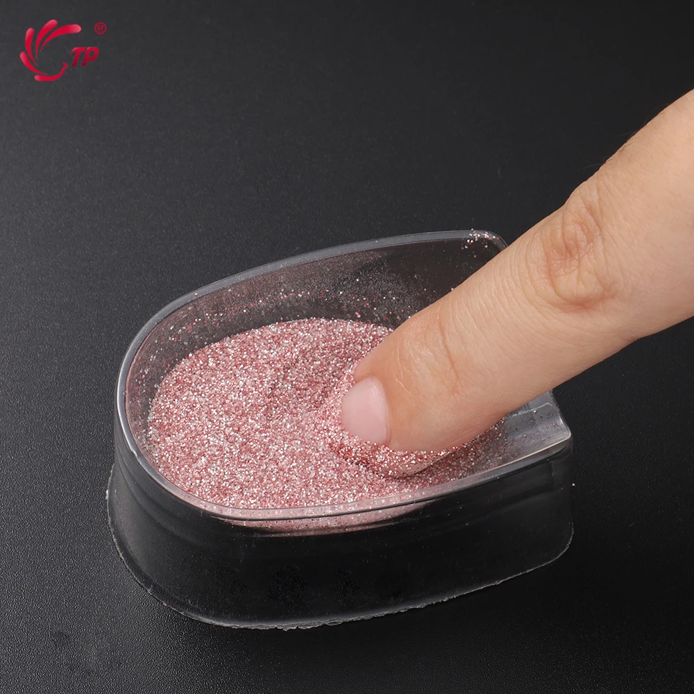 

TP Dip Nail Powder Trays Recyclable French Manicure Nails Dipping Powder Tray Manicure Mold Dip Container tools 10pcs/lot boxes