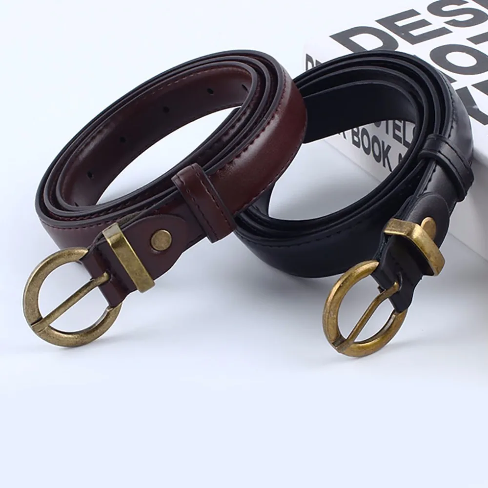 Bronze Clasp Unisex Round Metal Circle Belts Hot Designer Brand Punk O