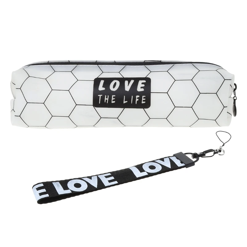 

Large Capacity Cute Pencil Case Pen Box Zipper Bags Waterproof School Suplies 18 x 5 x 5cm