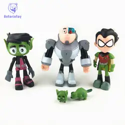 Teen Titans Go фигурки героев игрушки 5,5 дюйм(ов) 13 см фигурку Модель Коллекция игрушки приходят с коробкой для детей