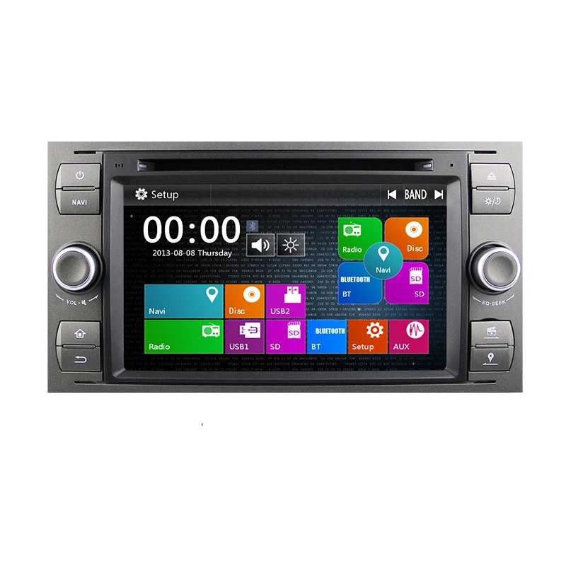 2 Din 7 Дюймов В Тире Wince Автомобильный DVD Плеер Для Ford/Mondeo/Focus/Transit/C-MAX с 3 Г GPS