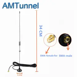 УКВ базовые антенны sma-женщина UT-106UV автомобиля Магнитные uhf Антенна для Baofeng BF-888S UV-5R УФ 5R плюс UV-82 UV-5RE портативный радио