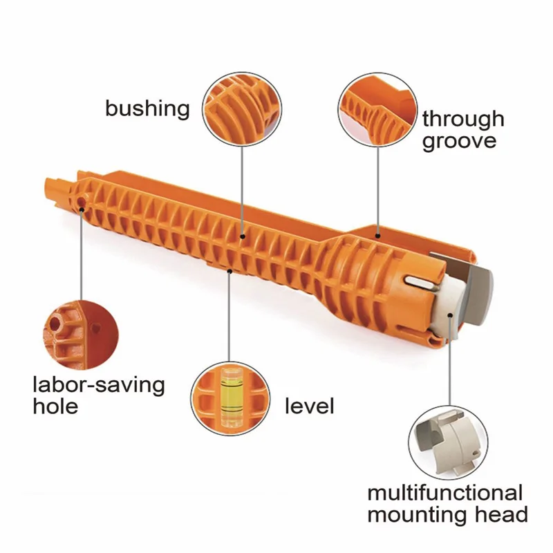 Многофункциональный водопровод гаечный ключ и раковина Lnstaller сантехническое оборудование смеситель гайковерт Сантехнический ключ