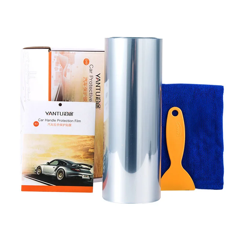 

Car protective film door handle handle anti-scratch stick door transparent film invisible car door anti-slip film