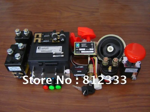 CURTIS 1207A 4102 1207B 24В 250А аксессуары для контроллера 20 в 1 контактор дроссельной