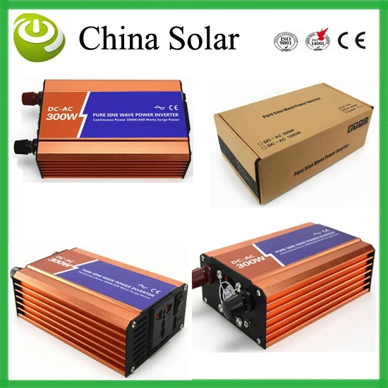 300W Чистая Синусоидальная посуда Инвертор DC12/24 V к AC 110V или 220V|pure sine|300w pure sine