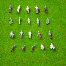 200 шт 1/150 масштабные фигуры модель окрашенные игрушки для создания архитектурных моделей